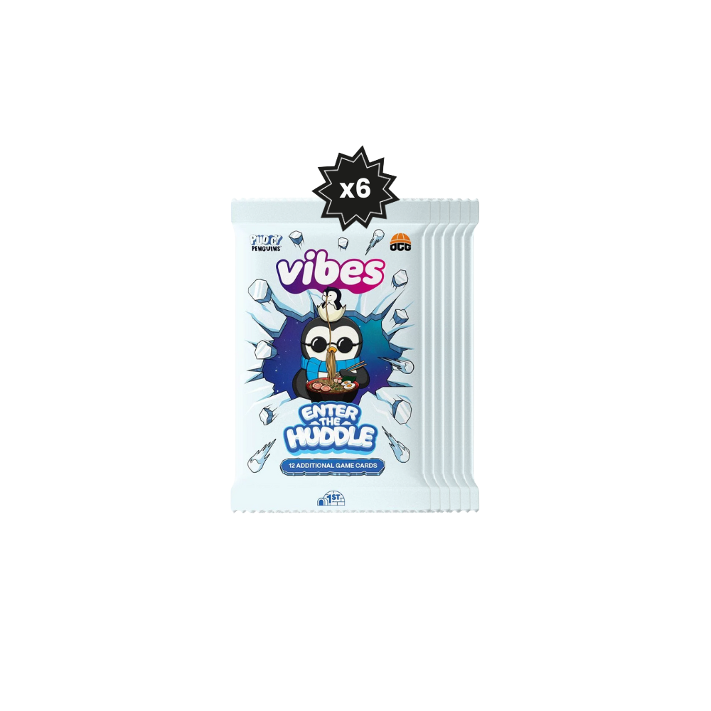 Vibes - Enter the Huddle 1st Edition Booster Pack Bundle (6 packs)