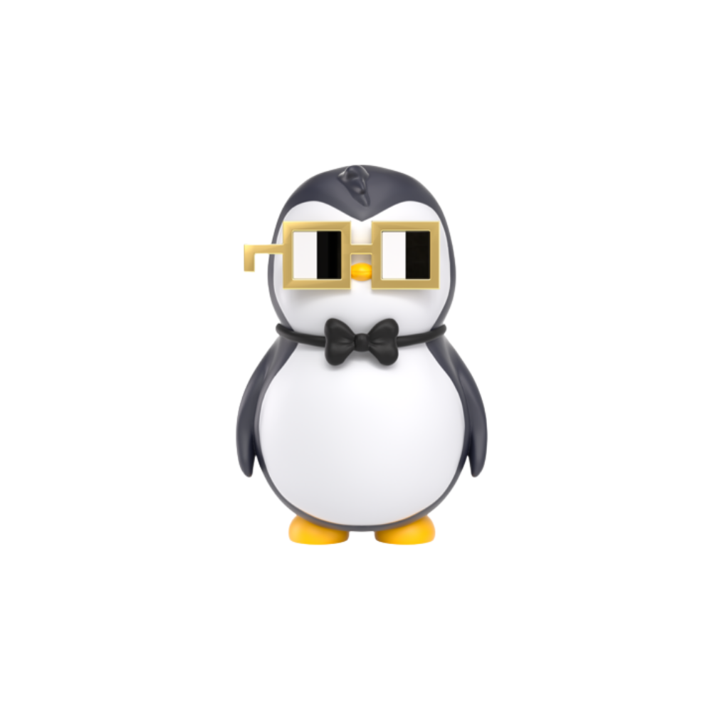 Pudgy Penguins x Nouns Collectible Gold