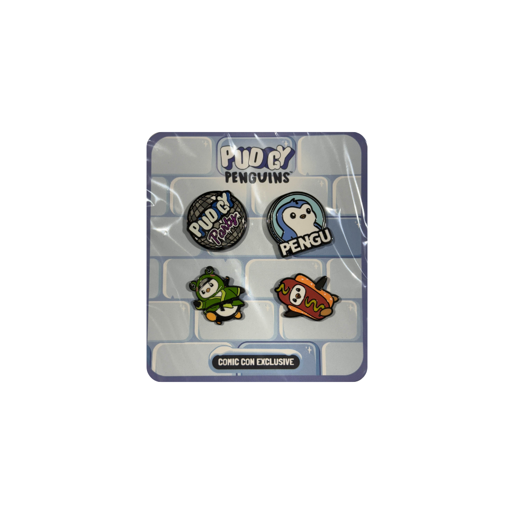Pudgy Penguins Comic Con Exclusive Pin Set (no claim code)