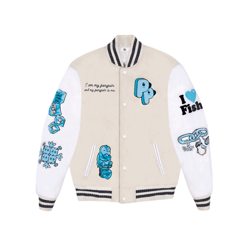Pudgy Penguins Varsity Jacket (M)