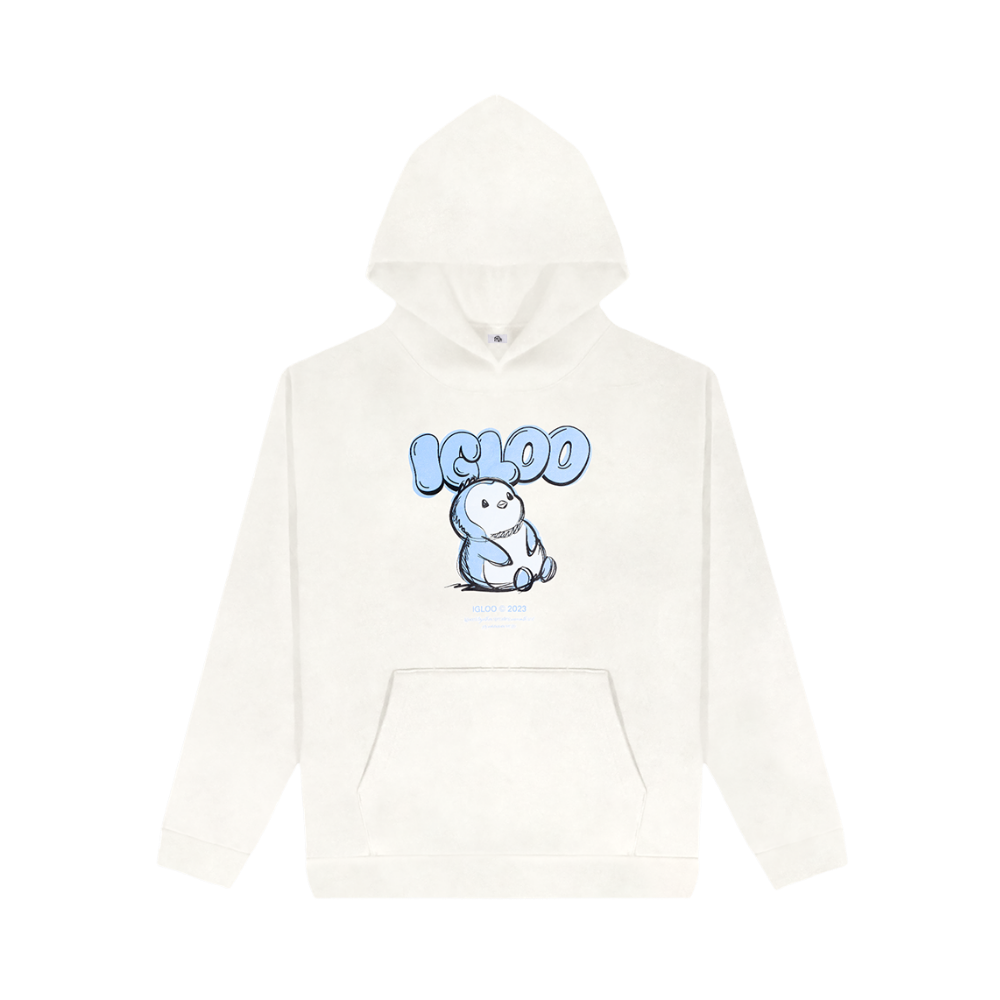 Pudgy Penguins White Hoodie (M)