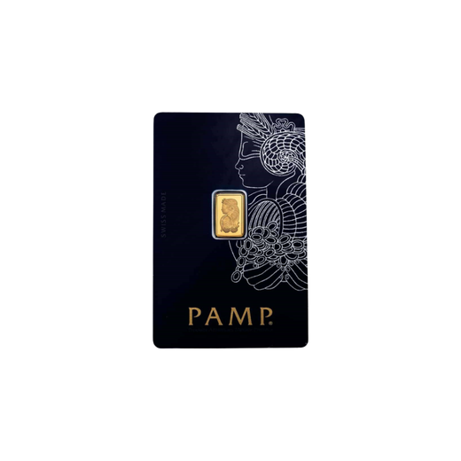 1 gram Gold Bar - PAMP Lady Fortuna VERISCAN™