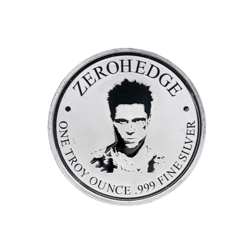 1 oz ZeroHedge Silver Round