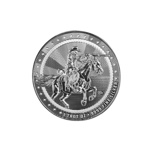 1 oz The Rifleman Silver Round - Cowboy Series
