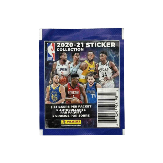 2020-2021 Panini NBA Sticker & Card Collection Pack