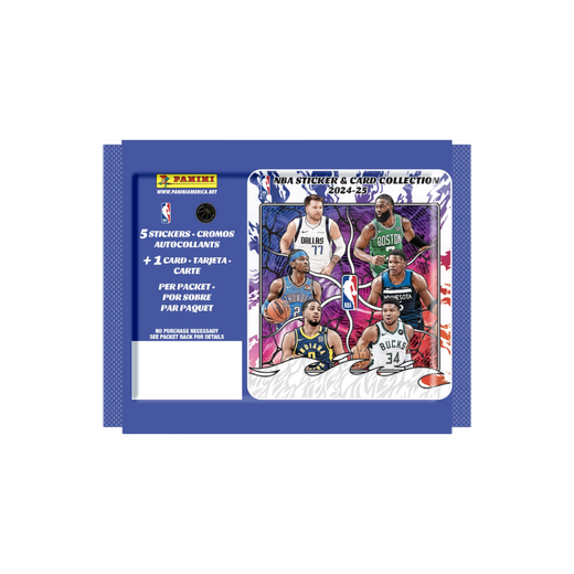 2024-2025 Panini NBA Sticker & Card Collection Pack