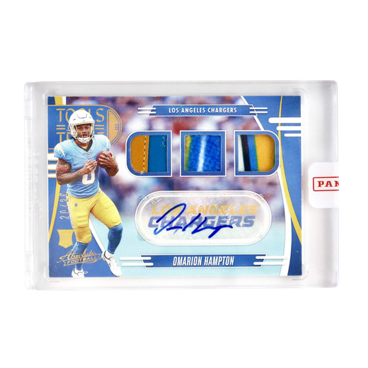 Omarion Hampton Triple Auto 20/25 - 2025 Panini Absolute - Tools of the Trade