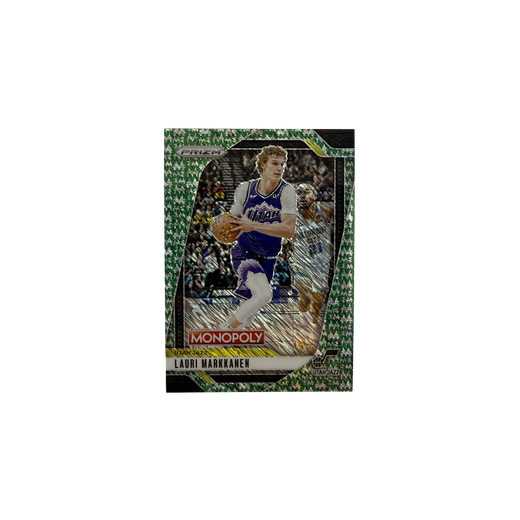 Lauri Markkanen Green Shimmer 9/20 - 2024 Panini Prizm Monopoly
