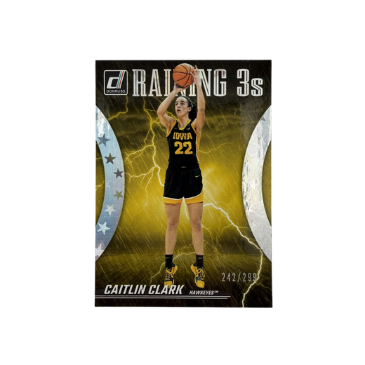 Caitlin Clark Raining 3s Pointed Stars (242/299) - 2024 Caitlin Clark Collection