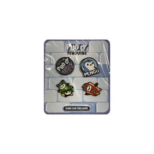 Pudgy Penguins Comic Con Exclusive Pin Set (no claim code)