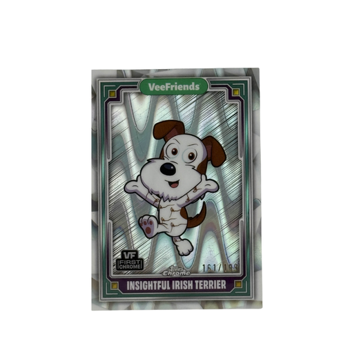 Insightful Irish Terrier Raywave Refractor (161/199) - Topps Chrome Series 1 Fair Drop Entry