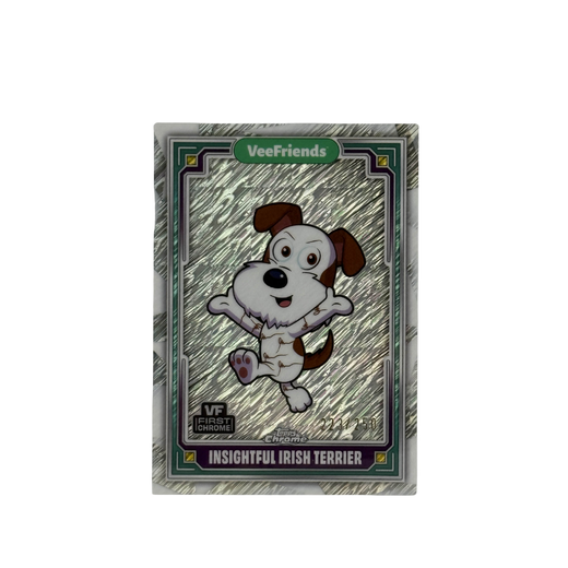 Insightful Irish Terrier Shimmer Refractor (223/250) - Topps Chrome Series 1 Fair Drop Entry