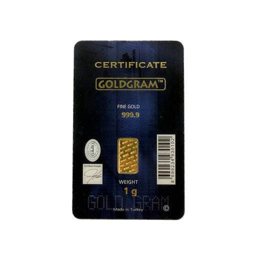 Goldgram 1g Gold Bar