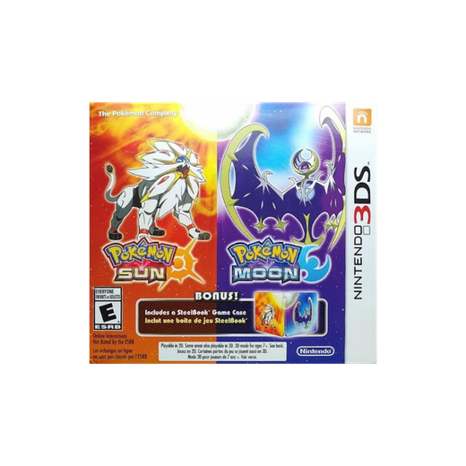 Pokemon Sun & Pokemon Moon Dual Pack [Steelbook Edition]