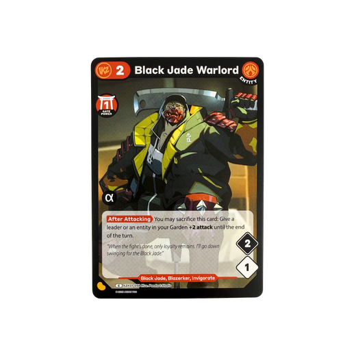 Black Jade Warlord Alpha Stamp - Gates Awakened