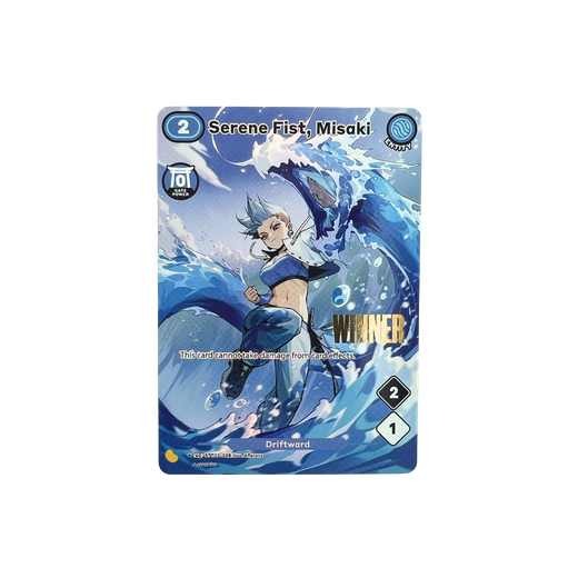 Serene Fist, Misaki Tournament Winner - Tournament Winner Pack Vol. 1
