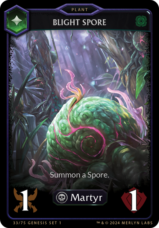 Blight Spore Holo - Genesis