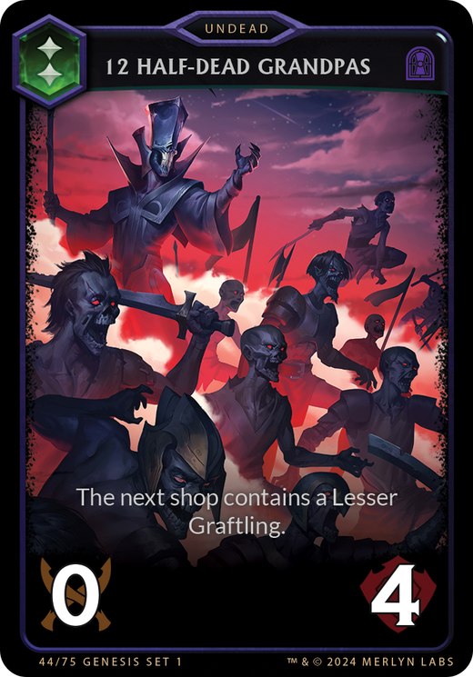 12 Half-dead Grandpas Holo - Genesis
