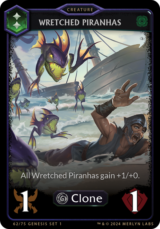 Wretched Piranhas Holo - Genesis
