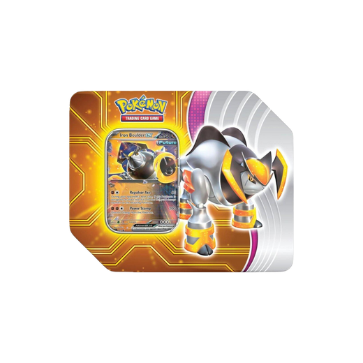 Pokemon - Paradox Destinies Iron Boulder Tin Fair Drop Entry