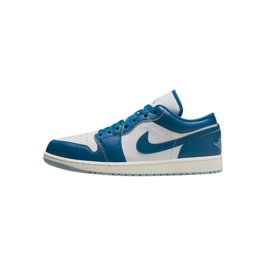 Air Jordan 1 Low SE Industrial Blue Mens Lifestyle Shoes (White/Blue Grey/Sail/Industrial Blue) (size 10)
