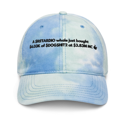 Whalewatch Tie Dye Hat