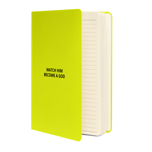 Watch Him Become a God Notebook - Digital Green