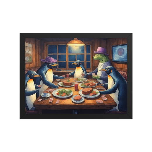 Penguins At the Restaurant