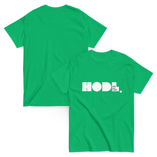 HODL - Green Abstract Design