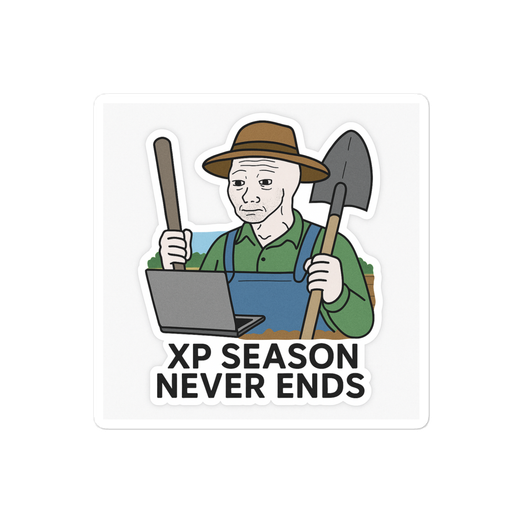 XP Farmer Sticker