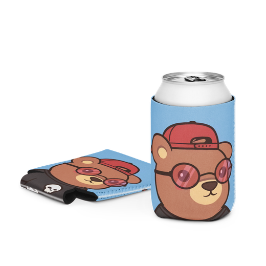 Chillin' Bear Soda Koozie