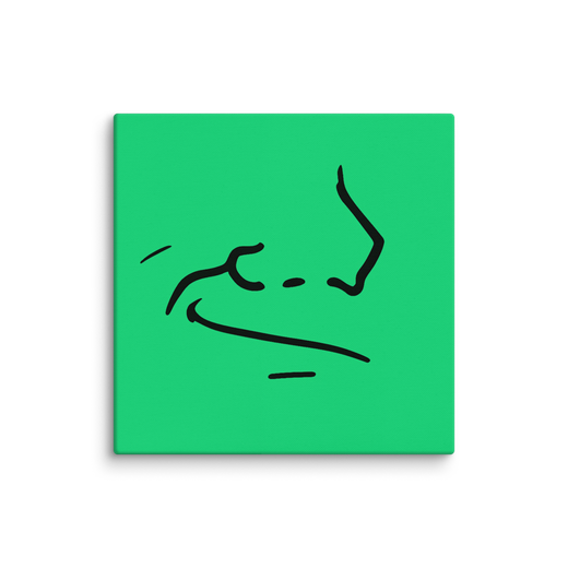 Wojact Smirk Canvas