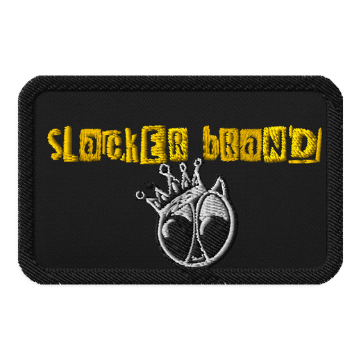 Slacker brand embroidered patc