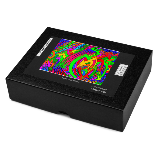 Puzzle colorful design