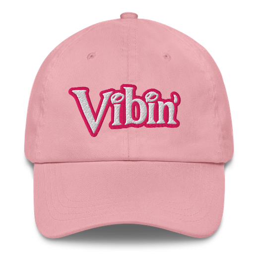 Pink Vibin Embroidered Hat