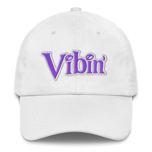 Purple Vibin Embroidered Hat