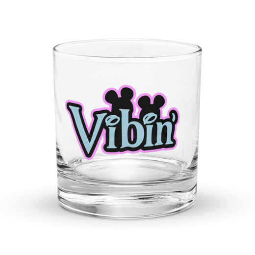 Color Vibin Rocks Glass