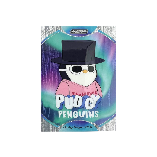 Pudgy Penguin #2612 Aurora Refraction 94/145 - Kakawow Phantom Pudgy Penguins Collectible Cards Series 1
