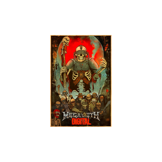 Megadeth Digital Poster