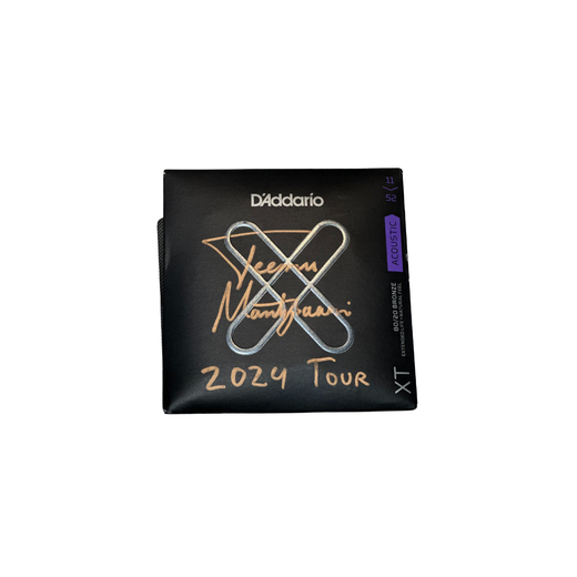 Stage-Played D'Addario XT 11/52 Acoustic String Set - 80/20 Bronze- Teemu - 2024 Tour