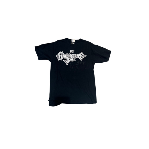 Stage-Worn, Signed MTV Headbangers Ball Tee - James