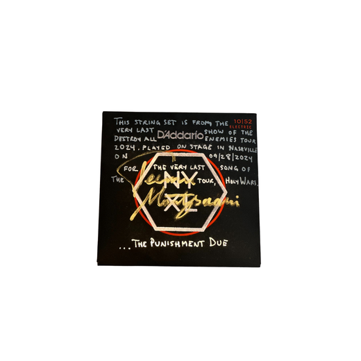 Stage-Played D'Addario NYXL 10/52 Electric String Set - Teemu - 9/28/24 - Holy Wars