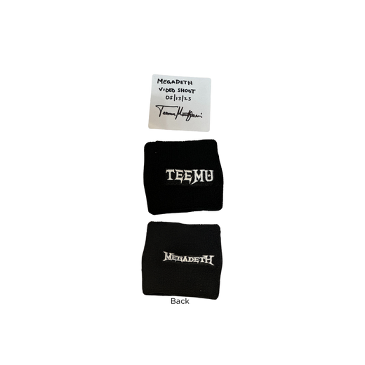 Personally-Worn Sweatband - 5/13/25 - Megadeth Video Shoot - Teemu