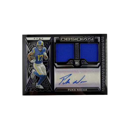 Puka Nacua Rookie Jersey Ink 10/75 - 2023 Panini Obsidian