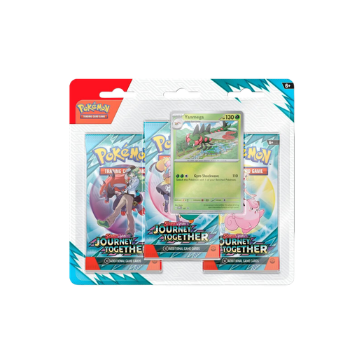 Pokemon - Journey Together 3 Pack Blister [Scrafty] Diamond Fair Drop Entry
