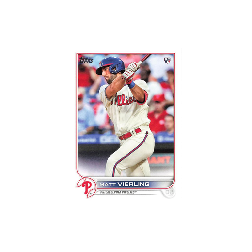 Matt Vierling Rookie Card - Topps 2022 MLB Baseball Series 1