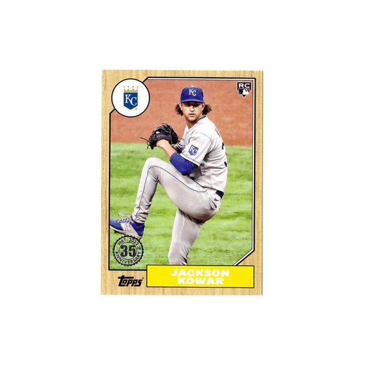 Jackson Kowar 35th Anniversary Rookie Card -  Topps 2022 MLB Baseball Series 1