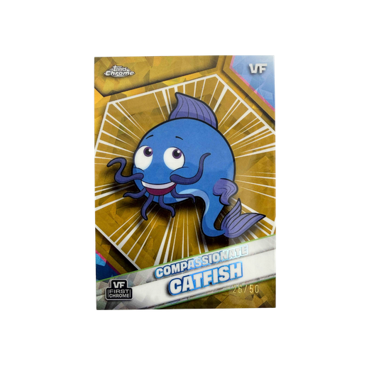 Compassionate Catfish Gold Refractor 26/50 - Topps Chrome VeeFriends 2026