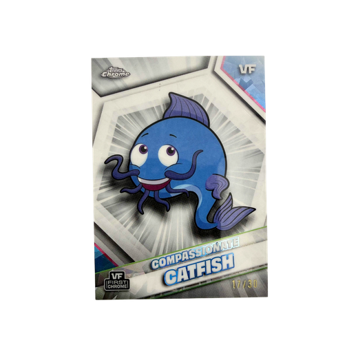 Compassionate Catfish Pearl Refractor 17/30 - Topps Chrome VeeFriends 2026