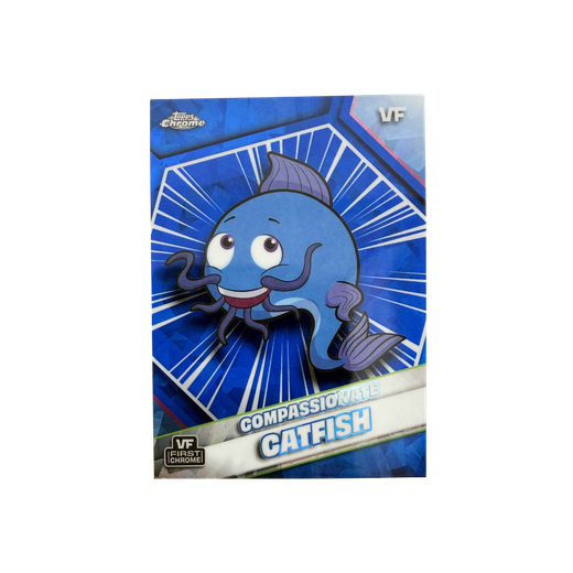 Compassionate Catfish Sapphire - Topps Chrome VeeFriends 2026